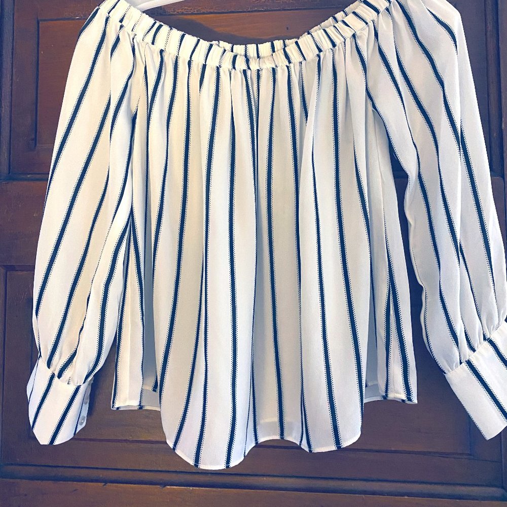 Flowy striped top